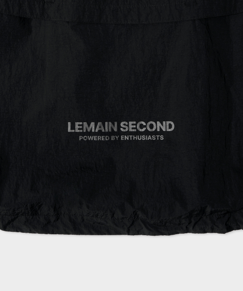 LEMAIN SECOND（リメインセカンド）の「2WAYフードウィンドブレーカージャケット[ブラック]（ナイロンジャケット・レディース・その他・MEDIUM/LARGE/X-LARGE）」の12枚目の写真