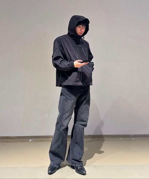 LEMAIN SECOND（リメインセカンド）の「2WAYフードウィンドブレーカージャケット[ブラック]（ナイロンジャケット・レディース・その他・MEDIUM/LARGE/X-LARGE）」の21枚目の写真