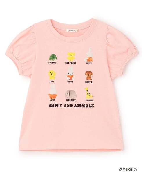 Lycee mine(リセマイン)の「【綿100%】 【ミッフィー】【速乾・UV・型崩れしない】ぬいぐるみ転写プリントTシャツ(Tシャツ/カットソー・キッズ・ライトピンク/ブルーグレー/ブラック/オフホワイト・100cm/110cm/120cm/130cm/140cm)」の15枚目の写真