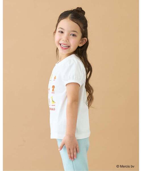 Lycee mine(リセマイン)の「【綿100%】 【ミッフィー】【速乾・UV・型崩れしない】ぬいぐるみ転写プリントTシャツ(Tシャツ/カットソー・キッズ・ライトピンク/ブルーグレー/ブラック/オフホワイト・100cm/110cm/120cm/130cm/140cm)」の5枚目の写真