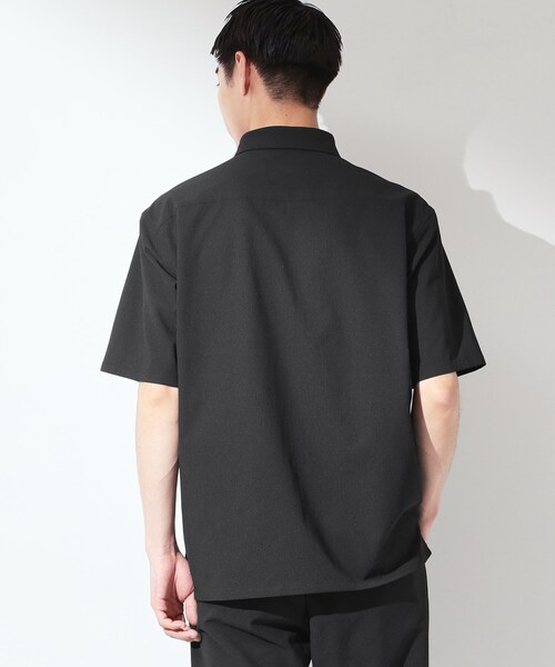 THE SHOP TK (ザ ショップ ティーケー )の「マイクロ シアサッカー 半袖シャツ 洗濯機OK/セットアップ可(シャツ/ブラウス・メンズ・ネイビー/ブラック/チャコールグレー・03/02/04)」の9枚目の写真