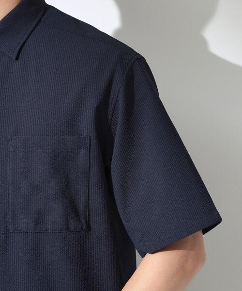 THE SHOP TK (ザ ショップ ティーケー )の「マイクロ シアサッカー 半袖シャツ 洗濯機OK/セットアップ可(シャツ/ブラウス・メンズ・ネイビー/ブラック/チャコールグレー・03/02/04)」の20枚目の写真