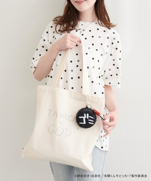 natural couture(ナチュラルクチュール)の「〈多聞くん今どっち!?コラボ〉TAMON IS GODキャンバストート(トートバッグ・レディース・その他1・FREE)」の19枚目の写真