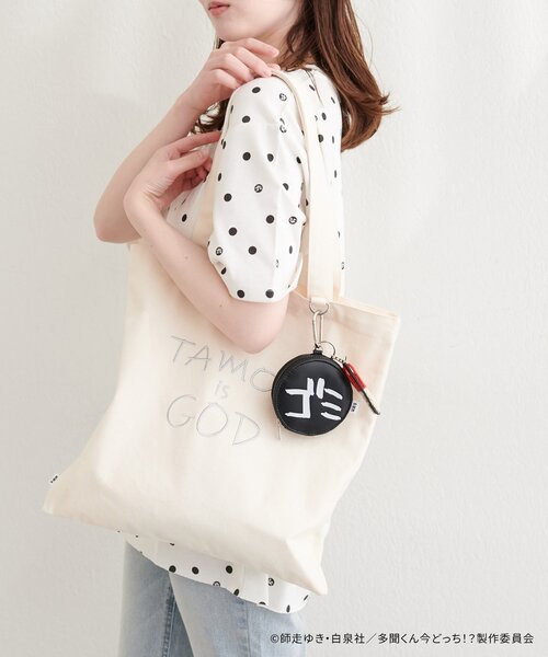 natural couture(ナチュラルクチュール)の「〈多聞くん今どっち!?コラボ〉TAMON IS GODキャンバストート(トートバッグ・レディース・その他1・FREE)」の20枚目の写真