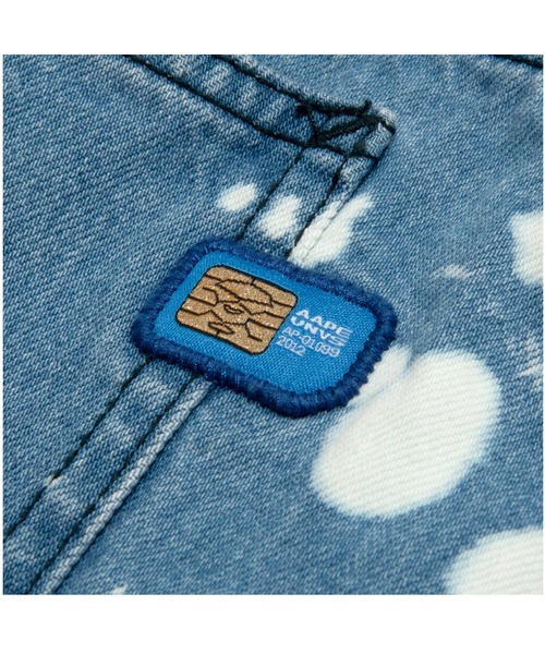 AAPE BY A BATHING APE(エーエイプバイアベイシングエイプ)の「AAPE DENIM SHORTS(デニムパンツ・メンズ・ライトブルー・MEDIUM/LARGE/SMALL/X-LARGE)」の5枚目の写真
