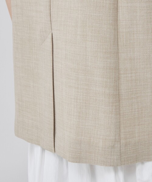 CAST:（キャストコロン）の「リネンライクジレ（ベスト・レディース・ネイビー/ブラウン系その他5/ベージュ・M/S）」の10枚目の写真