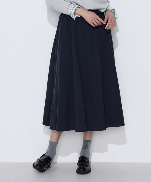 K.T KIYOKO TAKASE(キヨコタカセ)の「タイプライター フレアスカート(スカート・レディース・ベージュ/ネイビー/キャメル/チャコール・9号/7号)」の9枚目の写真