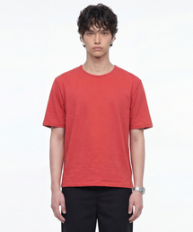 BALLUTE（バリュート）の「SIGNATURE U-NCEK HALF T-SHIRTS (VINTAGE RED)（Tシャツ/カットソー）」