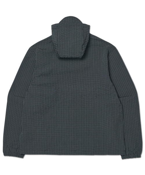 NOMANUAL(NOMANUAL)の「HOODED CHECK WIND JACKET - NAVY(ナイロンジャケット・レディース・その他・MEDIUM/LARGE/SMALL)」の2枚目の写真