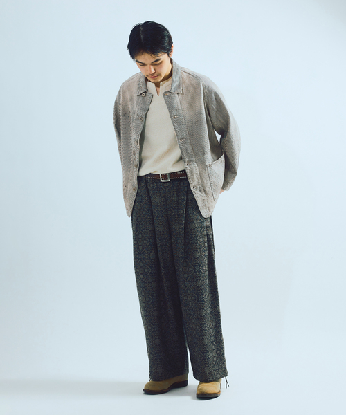 JOURNAL STANDARD J.S HOMESTEAD(ジャーナルスタンダードホームステッド)の「J.S.Homestead / エイジング ヒッコリー 2ポケット チョアコート(カバーオール・メンズ・コバルトブルー・MEDIUM/LARGE)」の7枚目の写真