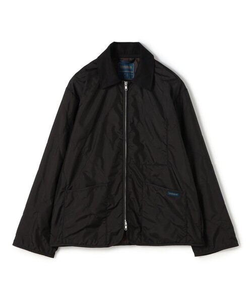 LAVENHAM（ラベンハム）の「【別注】LAVENHAM UNWADDED TEYNHAM ポリエステル ジップブルゾン（ブルゾン・メンズ・ブラック/カーキ/ブルー・L/M）」の2枚目の写真