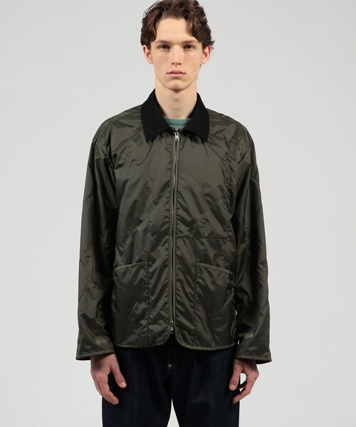 LAVENHAM（ラベンハム）の「【別注】LAVENHAM UNWADDED TEYNHAM ポリエステル ジップブルゾン（ブルゾン・メンズ・ブラック/カーキ/ブルー・L/M）」の15枚目の写真