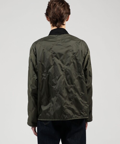 LAVENHAM（ラベンハム）の「【別注】LAVENHAM UNWADDED TEYNHAM ポリエステル ジップブルゾン（ブルゾン・メンズ・ブラック/カーキ/ブルー・L/M）」の17枚目の写真