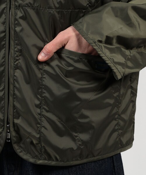 LAVENHAM（ラベンハム）の「【別注】LAVENHAM UNWADDED TEYNHAM ポリエステル ジップブルゾン（ブルゾン・メンズ・ブラック/カーキ/ブルー・L/M）」の11枚目の写真