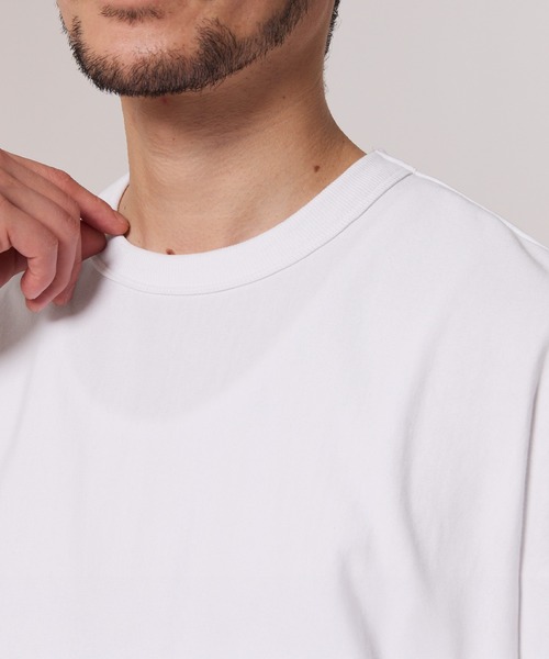 coca（coca）（コカ）の「インレイ裏毛スウェットトップス（スウェット・メンズ・ホワイト/グレー・M/L/XL）」の7枚目の写真