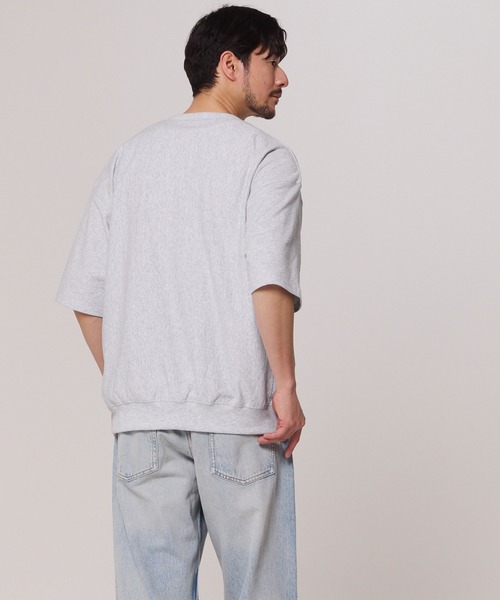 coca（coca）（コカ）の「インレイ裏毛スウェットトップス（スウェット・メンズ・ホワイト/グレー・M/L/XL）」の11枚目の写真