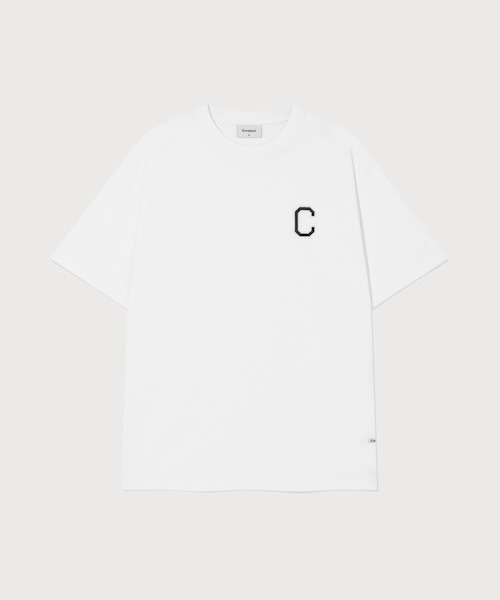 COVERNAT(カバーナット)の「COOL COTTON SHINE C LOGO T-SHIRT(Tシャツ/カットソー・メンズ・ホワイト/スカイブルー/ブラック・X-LARGE/LARGE/MEDIUM/SMALL/X-SMALL)」の1枚目の写真