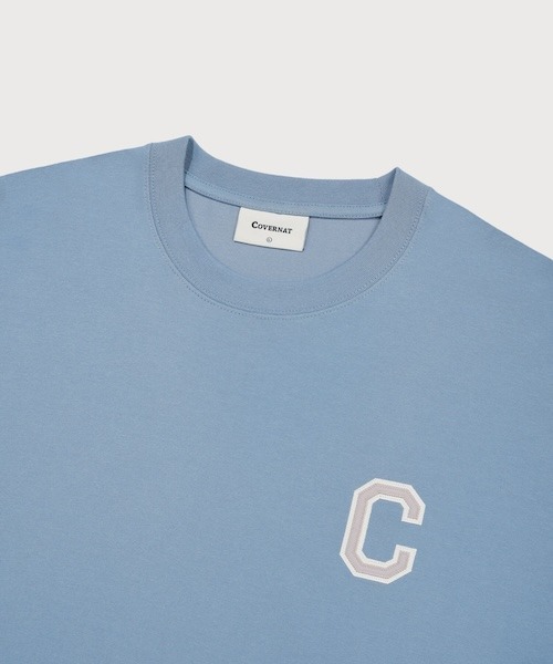 COVERNAT(カバーナット)の「COOL COTTON SHINE C LOGO T-SHIRT(Tシャツ/カットソー・メンズ・ホワイト/スカイブルー/ブラック・X-LARGE/LARGE/MEDIUM/SMALL/X-SMALL)」の14枚目の写真