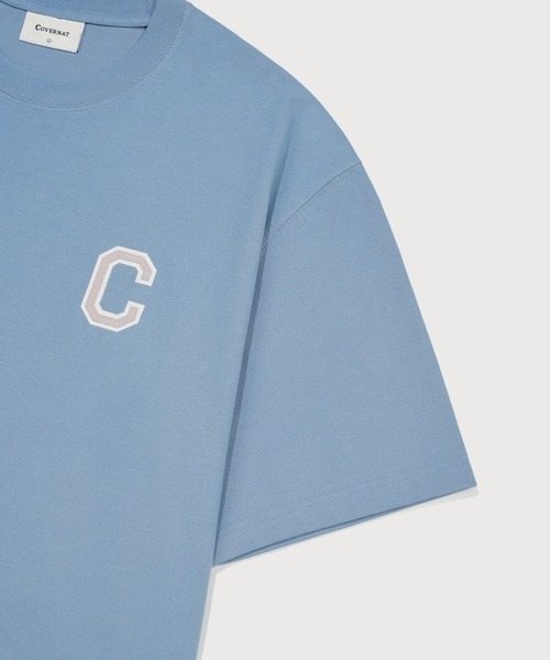 COVERNAT(カバーナット)の「COOL COTTON SHINE C LOGO T-SHIRT(Tシャツ/カットソー・メンズ・ホワイト/スカイブルー/ブラック・X-LARGE/LARGE/MEDIUM/SMALL/X-SMALL)」の16枚目の写真