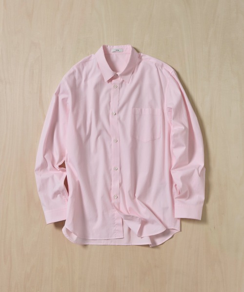 ATON（エイトン）の「【ATON】WASHER OXFORD LOOSE FIT SHRIT（シャツ/ブラウス・メンズ・サックスブルー/ピンク・2/4/6）」の13枚目の写真