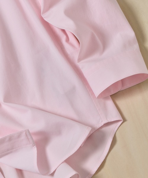 ATON（エイトン）の「【ATON】WASHER OXFORD LOOSE FIT SHRIT（シャツ/ブラウス・メンズ・サックスブルー/ピンク・2/4/6）」の16枚目の写真