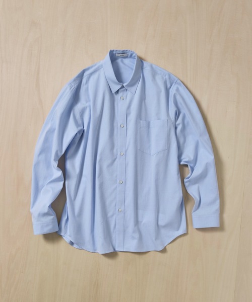 ATON（エイトン）の「【ATON】WASHER OXFORD LOOSE FIT SHRIT（シャツ/ブラウス・メンズ・サックスブルー/ピンク・2/4/6）」の17枚目の写真