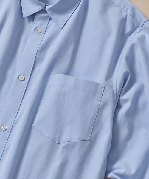 ATON（エイトン）の「【ATON】WASHER OXFORD LOOSE FIT SHRIT（シャツ/ブラウス・メンズ・サックスブルー/ピンク・2/4/6）」の19枚目の写真