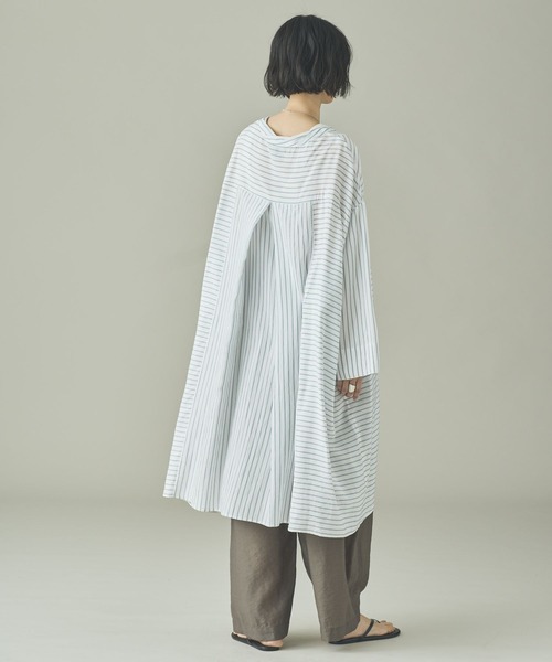 Curensology(カレンソロジー)の「Curensology(カレンソロジー)/<CSG>ストライプフルイドブラウス(シャツ/ブラウス・レディース・ネイビー/ブルー・FREE)」の19枚目の写真