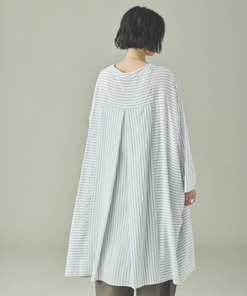 Curensology(カレンソロジー)の「Curensology(カレンソロジー)/<CSG>ストライプフルイドブラウス(シャツ/ブラウス・レディース・ネイビー/ブルー・FREE)」の16枚目の写真