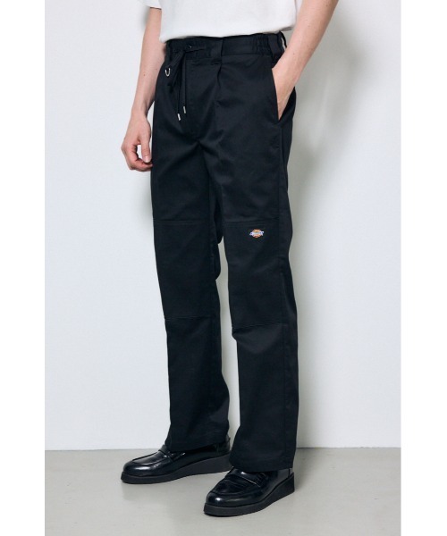 AZUL by moussy(アズールバイマウジー)の「【Dickies×AZUL】フルレングスパンツ(スラックス・メンズ・ブラック/ベージュ・MEDIUM/LARGE/X-LARGE)」の2枚目の写真