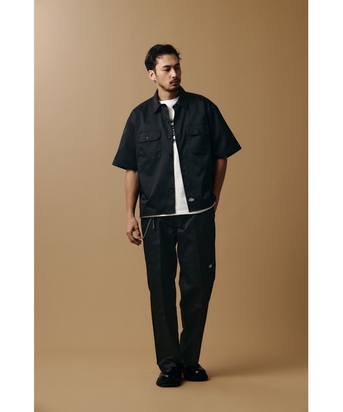 AZUL by moussy(アズールバイマウジー)の「【Dickies×AZUL】フルレングスパンツ(スラックス・メンズ・ブラック/ベージュ・MEDIUM/LARGE/X-LARGE)」の16枚目の写真