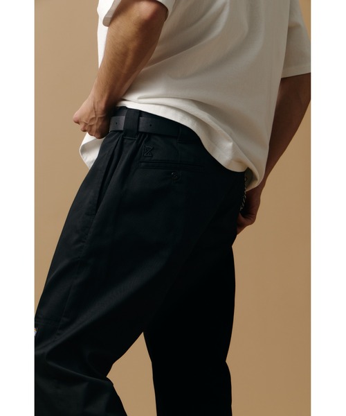 AZUL by moussy(アズールバイマウジー)の「【Dickies×AZUL】フルレングスパンツ(スラックス・メンズ・ブラック/ベージュ・MEDIUM/LARGE/X-LARGE)」の18枚目の写真