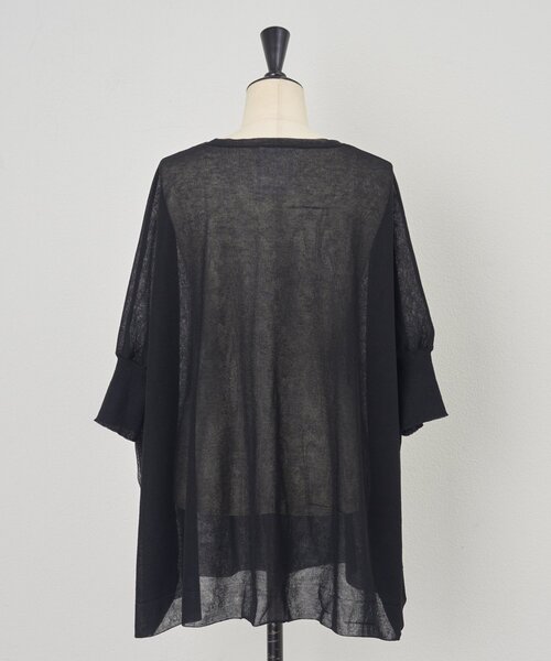 BEARDSLEY（ビアズリー）の「《4/2(木)18：00予約開始》シアーカーデ（カーディガン/ボレロ・レディース・ベージュ/ブラック/ライトグレー・FREE）」の15枚目の写真