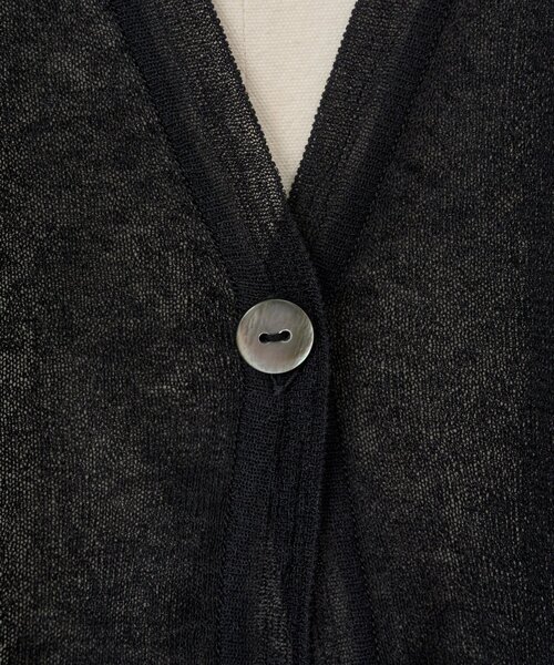 BEARDSLEY（ビアズリー）の「《4/2(木)18：00予約開始》シアーカーデ（カーディガン/ボレロ・レディース・ベージュ/ブラック/ライトグレー・FREE）」の16枚目の写真