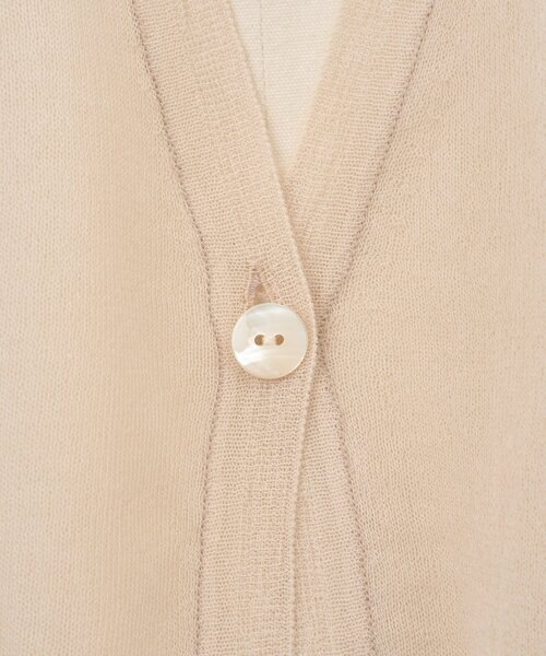 BEARDSLEY（ビアズリー）の「《4/2(木)18：00予約開始》シアーカーデ（カーディガン/ボレロ・レディース・ベージュ/ブラック/ライトグレー・FREE）」の20枚目の写真