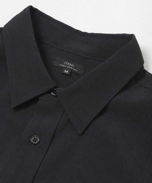 ITEMS URBANRESEARCH(アイテムズ アーバンリサーチ)の「『接触冷感/吸水速乾/イージーケア/UVカット』クイックドライリネンタッチ半袖シャツ(シャツ/ブラウス・メンズ・ベージュ/チャコールグレー/ブラック/オリーブ・LARGE/MEDIUM)」の18枚目の写真