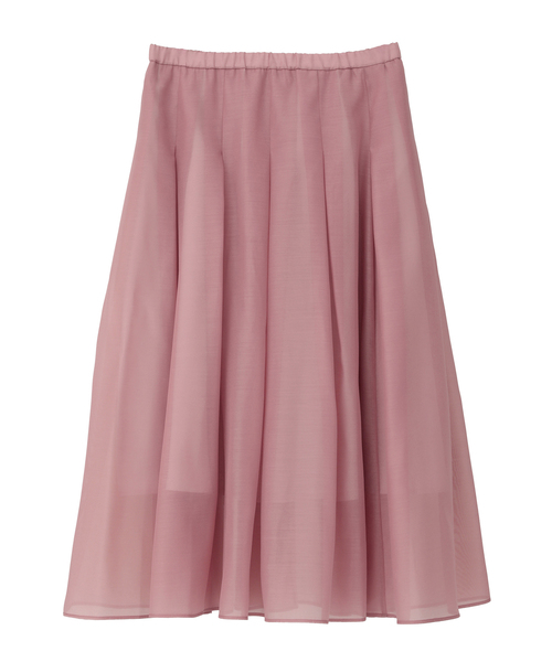 Tiara（ティアラ）の「シアータックスカート（スカート・レディース・ネイビー/ピンク・3）」の2枚目の写真