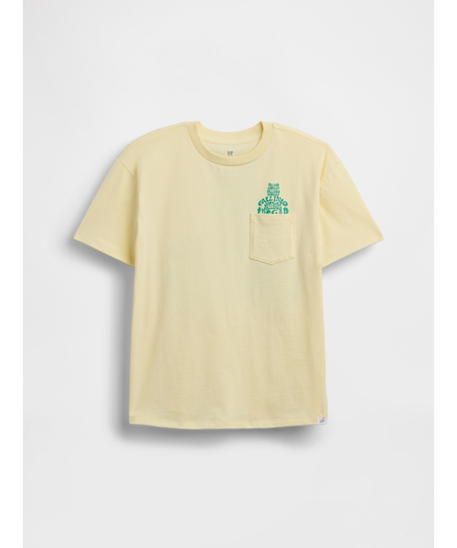GAP(ギャップ)の「ブラナンベア ポケットTシャツ (キッズ)(Tシャツ/カットソー・キッズ・ホワイト/ブラック/イエロー/ピンク・130cm/140cm/120cm/160cm/150cm)」の12枚目の写真