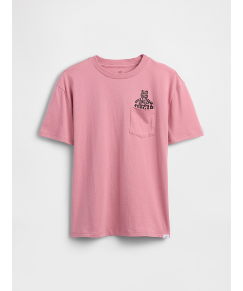 GAP(ギャップ)の「ブラナンベア ポケットTシャツ (キッズ)(Tシャツ/カットソー・キッズ・ホワイト/ブラック/イエロー/ピンク・130cm/140cm/120cm/160cm/150cm)」の11枚目の写真