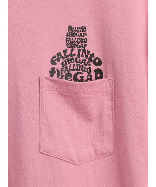 GAP(ギャップ)の「ブラナンベア ポケットTシャツ (キッズ)(Tシャツ/カットソー・キッズ・ホワイト/ブラック/イエロー/ピンク・130cm/140cm/120cm/160cm/150cm)」の7枚目の写真