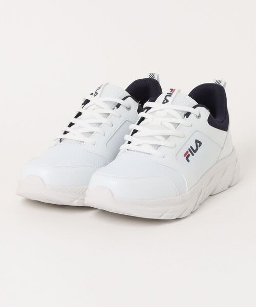FILA(フィラ)の「【FILA】Sereno(スニーカー・メンズ・ホワイト×ネイビー・25.5cm/26.0cm/26.5cm/27.0cm/27.5cm/28.0cm)」の1枚目の写真
