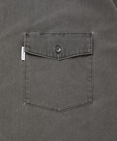 COOTIE PRODUCTIONS（クーティープロダクションズ）の「Pigment Coating T/R Twill L/S Work Shirt（シャツ/ブラウス・メンズ・ブラック系その他・X-LARGE/LARGE/SMALL）」の4枚目の写真