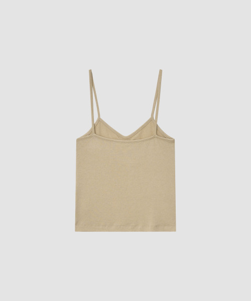 THE LILLE(ザ リル)の「Like Shirring Sleeveless T_Beige(Tシャツ/カットソー・レディース・その他・FREE)」の3枚目の写真