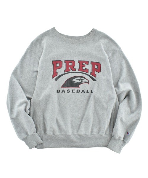【USED】Y2K Champion “PREP BASEBALL” リバースウィーブ スウェット