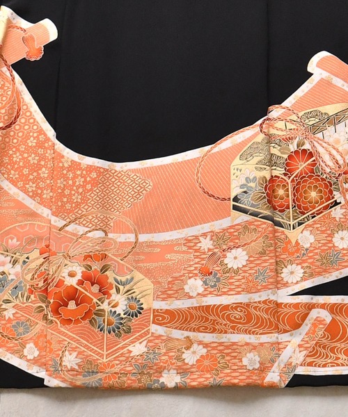 utatane(ウタタネ)の「着物リメイク maison utatane シャツ/ブラウス 黒の金朱波(シャツ/ブラウス・レディース・ブラック・M)」の20枚目の写真