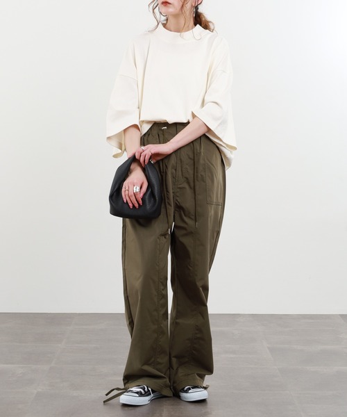 FUNALIVE(ファンアライブ)の「ビッグシルエットTシャツ 半端袖(Tシャツ/カットソー・レディース・アイボリー・M)」の6枚目の写真