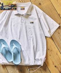 FREAK'S STORE | FREAK'S STORE for BEACH & FES リラックスフィット ワンポイントロゴ スピンドル ポロシャツ/紫外線防止（UPF50+）/接触冷感/吸水速乾(ポロシャツ)