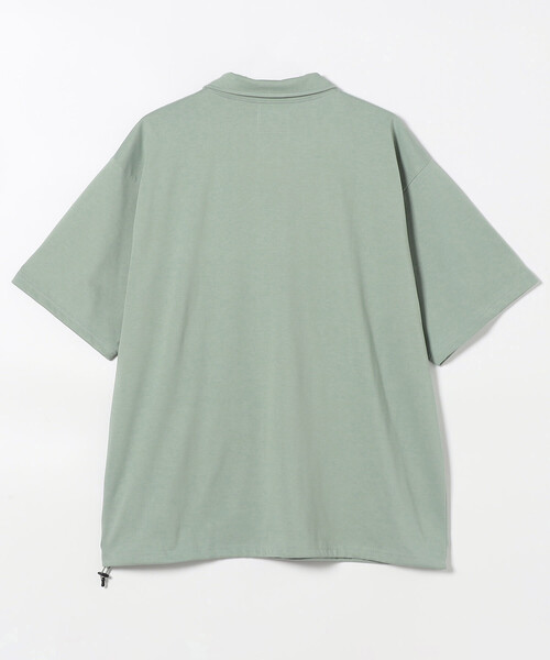 FREAK'S STORE(フリークスストア)の「FREAK'S STORE for BEACH & FES リラックスフィット ワンポイントロゴ スピンドル ポロシャツ/紫外線防止(UPF50+)/接触冷感/吸水速乾(ポロシャツ・メンズ・ベージュ/チャコールグレー/ブラック/ライトグレー/グリーン/ホワイト・SMALL/MEDIUM/LARGE)」の19枚目の写真