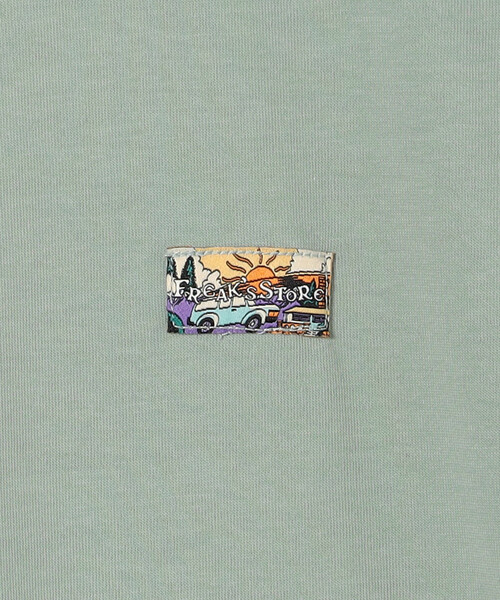 FREAK'S STORE(フリークスストア)の「FREAK'S STORE for BEACH & FES リラックスフィット ワンポイントロゴ スピンドル ポロシャツ/紫外線防止(UPF50+)/接触冷感/吸水速乾(ポロシャツ・メンズ・ベージュ/チャコールグレー/ブラック/ライトグレー/グリーン/ホワイト・SMALL/MEDIUM/LARGE)」の22枚目の写真