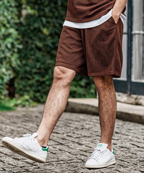 CAMBIO(カンビオ)の「mp14998- Russell Layered Short Pants ショートパンツ(S66726cmb)(その他パンツ・メンズ・オリーブ/ブラック/ベージュ/ブラウン・L/M/S)」の1枚目の写真